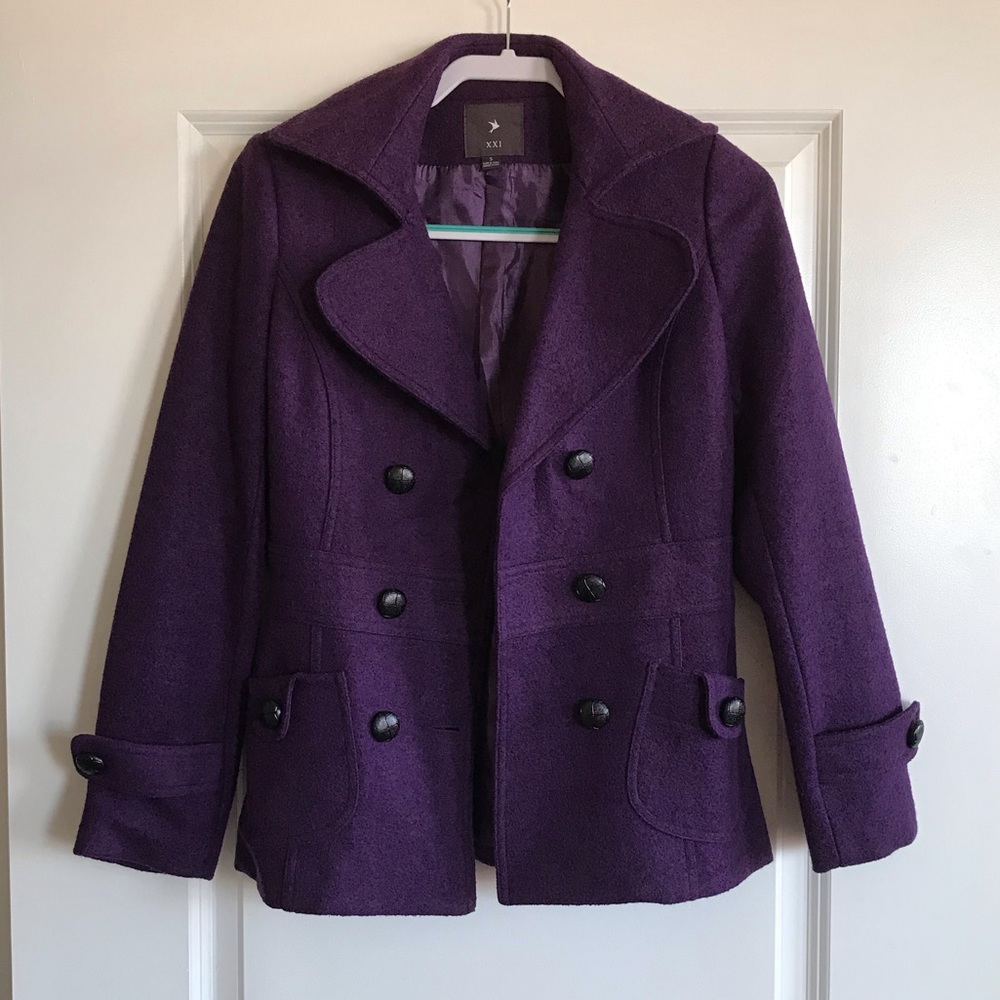 Deep Purple Coat